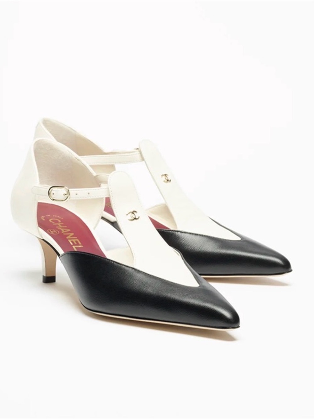 MÉTIERS D’ART 2026          MARY JANES  Lambskin White & Black